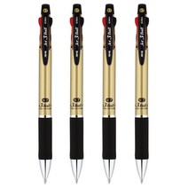 자바펜 제트3볼 M 멀티펜 0.7mm, 샴페인골드, 4개