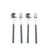 보겐 피노 커트러리 티타임세트 올리브, 1세트, 티스푼 2p + 티포크 2p