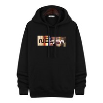 네스파 로우컷팅 후드 긴팔 티셔츠