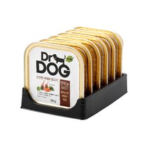 닥터독 눈 면역 강아지 간식 캔 100g, 양고기, 6개