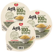 동원 쎈쿡 100% 발아현미 즉석밥, 195g, 3개