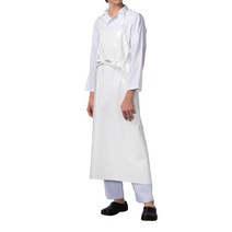 헤어베스트 앞여밈 경량 방수앞치마 HBYAL103 L, 흰색, 1개