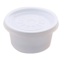 다용도 소스컵 화이트 7 x 9.5 × 5 cm 210ml, 1개입, 50개