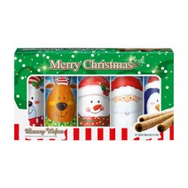 켈슨 크리스마스 럭셔리 웨이퍼 선물세트 그린, 초코웨이퍼 3p + 바닐라웨이퍼 2p, 1세트