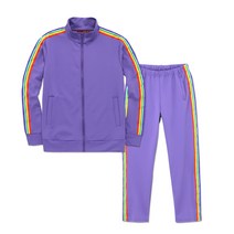 리얼아이즈 남성용 레인보우 트레이닝 상하의 세트