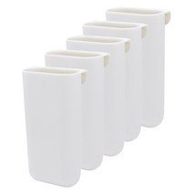 빅드림 TWIN HOLDER 직사각 다용도 모서리 꽂이 데스크 오거나이저 5p, 화이트