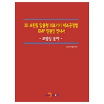 3D 프린팅 맞춤형 의료기기 제조공정별 GMP 민원인 안내서: 모델링 분야:, 진한엠앤비
