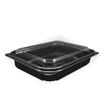 사각 반찬 샐러드 DS-211 몸통 검정, 1개입, 600개