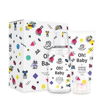 뷰티레시피 오 베이비 아기수딩젤+아기크림 세트, 1세트