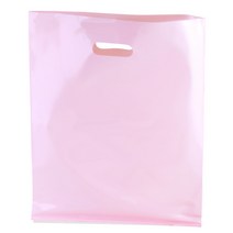 HR PE 비닐쇼핑백 25p, 핑크