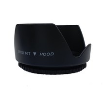 Herald9 호환용 꽃무늬 카메라 후드 77mm, 1개