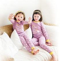 배냇베이비 여아용 드림 유니콘 실내복