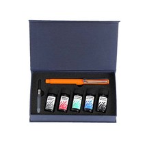 모나미 153 네오 만년필 세트 + 병잉크 10ml x 5종, F, 탄젤로