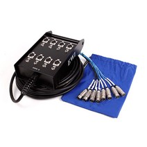 EWI PPPX 8 박스형 멀티 스네이크 케이블, PPPX-8-10M, 혼합색상