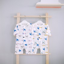 큐니앤맘 아동용 도그 7부 내의 상하복 세트