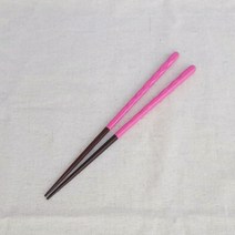 아이하시 수제옻칠 파스텔 젓가락 성인용, 진핑크, 1개
