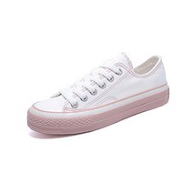 마켓A 사이드 컬러 캔버스화