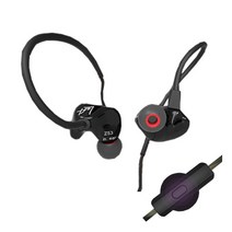 애니클리어 분리형 이어폰 마이크내장, KZ-ZS3, 블랙