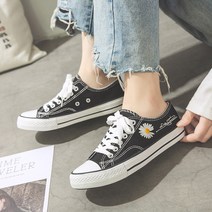 맙소샵 여성용 데이지 플라워 스니커즈 RK11