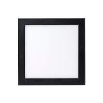 탄탄테크 LED 스마트엣지 사각 직부 현관등 20W, 전구(주백색), 커버(블랙)