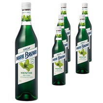 마리브리자드 민트 시럽, 700ml, 6개