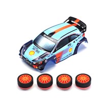 타미야 현대 i20 쿠페 WRC MA 섀시 완성버전 92418 + Atomic Tuned 2 Motor PRO 15489, 혼합색상, 1세트