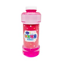 봉봉비눗방울 리필액 500ml, 핑크, 12개