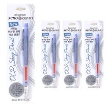 제노 OLP 샤프 청색, 0.5mm, 4개