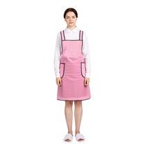 웰프런 메쉬 방수앞치마 H형 소, 핑크, 1개