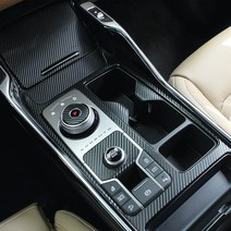 CARCOME 쏘렌토 MQ4 2020 카본 데칼 스티커 3D 기어패널, 혼합색상, 1개