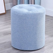 유앤미 원형 스툴 DZ002 L, 블루