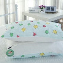 지베딩 시어서커 짱구 베개커버 2p