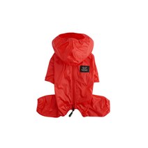 퍼피엔젤 에어 커버롤 레인코트 PA-OW001, Red