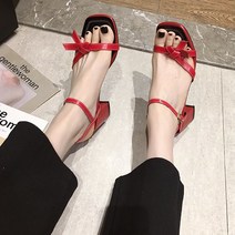 올나인 여성용 스티치라인 데일리 샌들