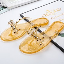 마켓A 스터드장식 플랫 쪼리