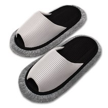 엘키 매쉬 벨크로 타입 청소실내화 연그레이, 1개