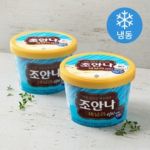 롯데제과 조안나 리치 바닐라 아이스크림 (냉동), 900ml, 2개