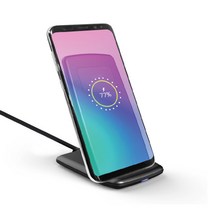 포트리스 고속 무선 충전기 거치대 TR-SQC100 9V 10W, 블랙, 1개