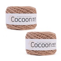 마마니트 코튼 코쿤 뜨개실 2p, 806 베이지, 2개