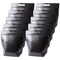 스탠드 손잡이 컬러보냉백 블랙 대, 10개