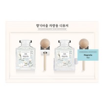 향기마을 차량용 디퓨저 40ml, 목련, 2개