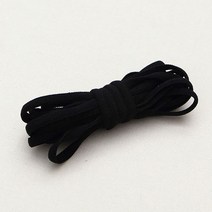 코하스아이디 소프트 롱밴드 마스크 고무줄 900cm, 블랙, 2개