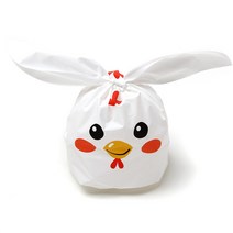 포포팬시 꼬꼬 보자기 포장팩, 화이트, 40개