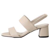 단골언니 여성용 주로 베이직 이선 스트랩 밴딩 샌들 힐