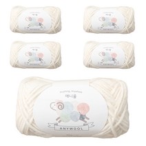 야나 애니울 뜨개실 5p, 202 아이보리