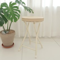 밴프 엔틱 쿠션 스툴, 아이보리(OC074)