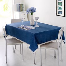 블럭마트 단색 식탁보 패브릭 미니멀 테이블 커버, TYPE 1, 2인(90 x 90 cm)