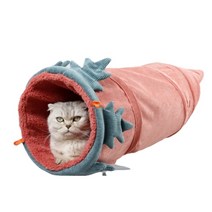 디키포펫 메이플 고양이 숨숨집 터널하우스, 핑크, 1개