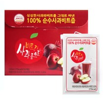 비트가 사과품으로 과채주스, 120ml, 50개