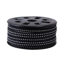 봄91 스티치 리본 5mm, KS 27 블랙, 90m